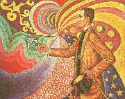 Paul Signac, Paul Signac, Portrait of Felix Feneon,